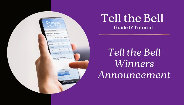 Tell the Bell Winners Announcement